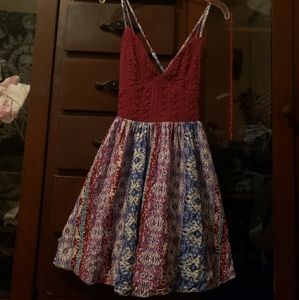 boho indie dress
